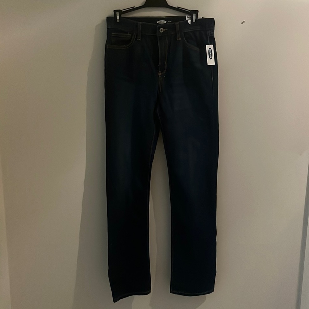 Old Navy kids dark blue skinny jeans size 18